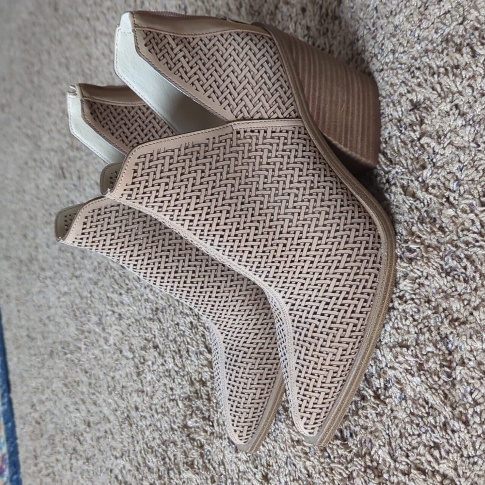 Vince Camuto Gibbela Woven Pointed Toe Bootie